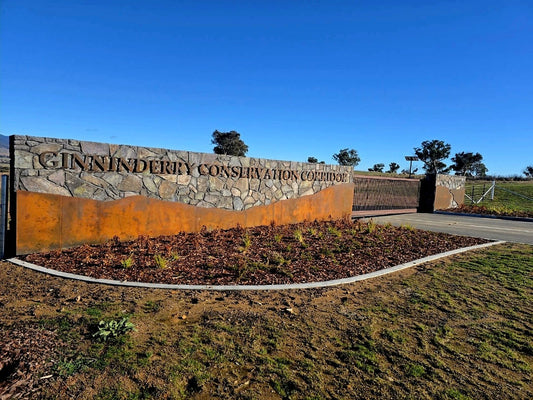 Blending Design with Landscape: Corten Signage at the Ginninderry Conservation Corridor